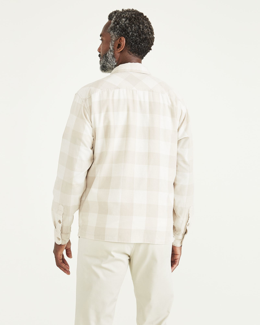 (image for) Intelligent Half Zip Popover Shirt, Relaxed Fit